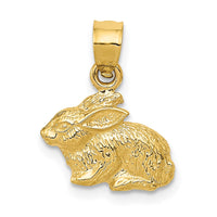 Load image into Gallery viewer, 14k Polished Rabbit Pendant
