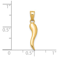 Load image into Gallery viewer, 14k Italian Horn Pendant
