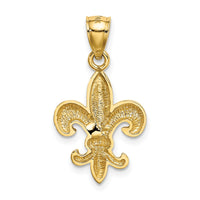 Load image into Gallery viewer, 14k Polished Fleur de Lis Pendant
