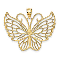 Load image into Gallery viewer, 14k Polished Butterfly Pendant
