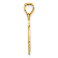 Load image into Gallery viewer, 14k Polished Diamond-cut Love Birds with Heart Pendant
