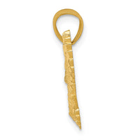 Load image into Gallery viewer, 14k Diamond-cut Eagle Pendant
