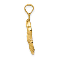 Load image into Gallery viewer, 14k Polished Crab Pendant
