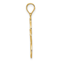 Load image into Gallery viewer, 14k Polished Filigree Starfish Pendant
