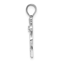 Load image into Gallery viewer, 14k White Gold Polished Palm Tree Pendant
