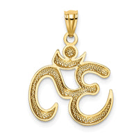 Load image into Gallery viewer, 14k Polished Om Symbol Pendant
