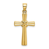 Load image into Gallery viewer, 14k Hollow Cross Pendant
