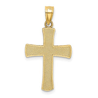 Load image into Gallery viewer, 14k Diamond-cut Latin Cross Pendant
