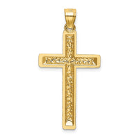 Load image into Gallery viewer, 14k Diamond-cut Latin Cross Pendant
