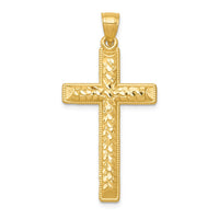 Load image into Gallery viewer, 14k Diamond-cut Latin Cross Pendant
