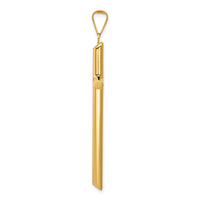 Load image into Gallery viewer, 14k Polished Tube Cross Pendant
