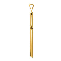 Load image into Gallery viewer, 14k Polished Tube Cross Pendant
