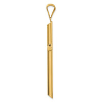 Load image into Gallery viewer, 14k Polished Tube Cross Pendant
