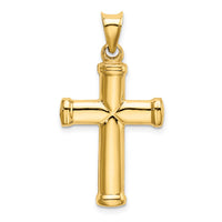 Load image into Gallery viewer, 14k Polished Stamping Cross Pendant
