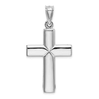 Load image into Gallery viewer, 14k White Gold Stamping Cross Pendant
