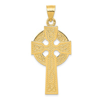 Load image into Gallery viewer, 14k Polished Celtic Cross Pendant
