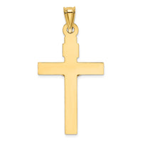 Load image into Gallery viewer, 14K Two-Tone w/Rhodium Crucifix Pendant
