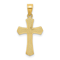 Load image into Gallery viewer, 14k Diamond-cut Crucifix Pendant
