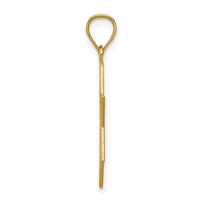 Load image into Gallery viewer, 14k Diamond-cut Polished Star of David Pendant
