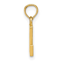 Load image into Gallery viewer, 14k Polished Block Letter L Initial Pendant
