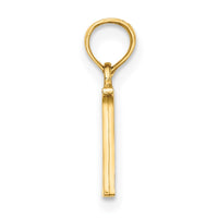 Load image into Gallery viewer, 14K Polished Block Letter N Initial Pendant
