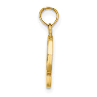 Load image into Gallery viewer, 14K Polished Block Letter Q Initial Pendant

