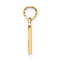 Load image into Gallery viewer, 14K Polished Block Letter V Initial Pendant
