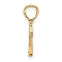 Load image into Gallery viewer, 14K Polished Block Letter Z Initial Pendant
