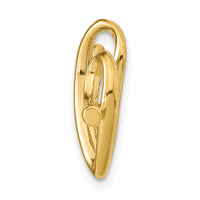 Load image into Gallery viewer, 14K Polished Letter W Initial Slide
