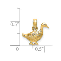 Load image into Gallery viewer, 14K Goose Charm
