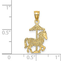 Load image into Gallery viewer, 14K Carousel Horse Charm
