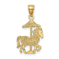 Load image into Gallery viewer, 14K Carousel Horse Charm
