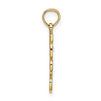 Load image into Gallery viewer, 14K Cut out Teddy Bear Charm
