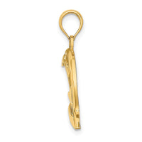 Load image into Gallery viewer, 14K Cut-Out Duck Head Charm
