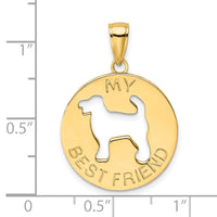 Load image into Gallery viewer, 14K MY BEST FRIEND w/Dog Charm
