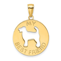 Load image into Gallery viewer, 14K MY BEST FRIEND w/Dog Charm
