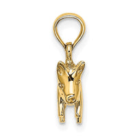 Load image into Gallery viewer, 14K 3-D Polished Pig with Curly Tail Charm
