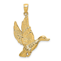 Load image into Gallery viewer, 14K Flying Mallard Duck Charm
