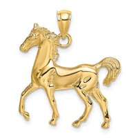 Load image into Gallery viewer, 14K Polished Horse Charm
