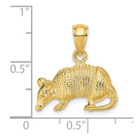 Load image into Gallery viewer, 14K 3-D Armadillo Charm
