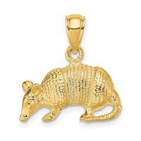 Load image into Gallery viewer, 14K 3-D Armadillo Charm
