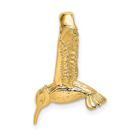 Load image into Gallery viewer, 14K 3-D Hummingbird Charm
