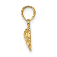 Load image into Gallery viewer, 14K Polished and Engraved Mini Turtle Charm
