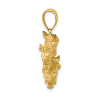 Load image into Gallery viewer, 14K Triple Horse Head Charm
