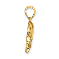 Load image into Gallery viewer, 14K Polished Pig Charm
