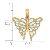 Load image into Gallery viewer, 14K Butterfly Charm
