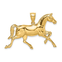 Load image into Gallery viewer, 14K Polished Horse Charm
