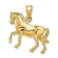 Load image into Gallery viewer, 14K 3-D Horse Charm
