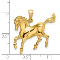 Load image into Gallery viewer, 14K Horse Charm
