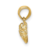 Load image into Gallery viewer, 14K 2-D Textured Miniature Frog Charm
